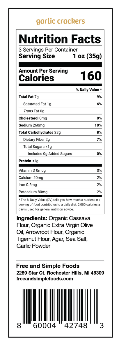 Garlic Crackers